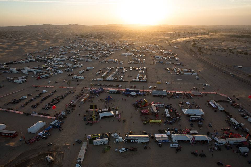 Aerial View of Camp RZR West in Glamis