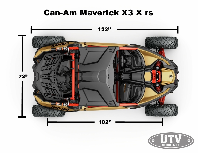 Can-Am Maverick X3 Dimensions
