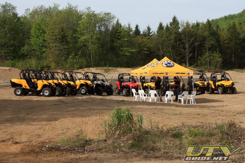 Can-Am Commanders at the Press Introduction near Montreal Canada