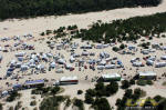 Aerial view of DuneFest 2011 - Winchester Bay