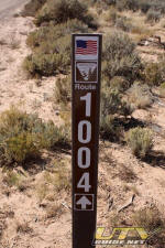 Road sign in the Parashant National Monument