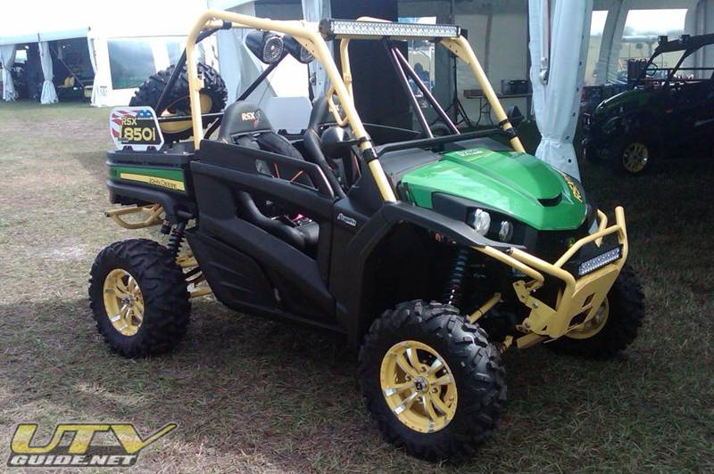 John Deere Gator RSX 850i outfitted with DragonFire Racing "Race Ready" products