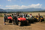 Kipu Ranch Adventures with two and four seat Yamaha Rhinos