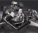 Engine: 749cc,  Liquid-cooled, 90-degree, four-stroke V-twin