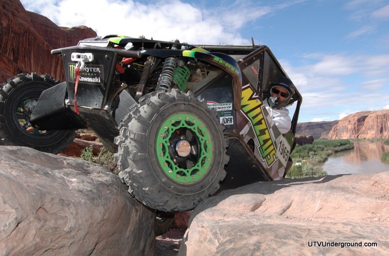 Monster Energy Kawasaki Teryx on Moab Rim Trail
