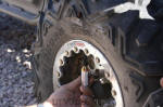 Yamaha Rhino Flat Tire Repair 