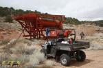 Placer mining equipment at Slaters Mine