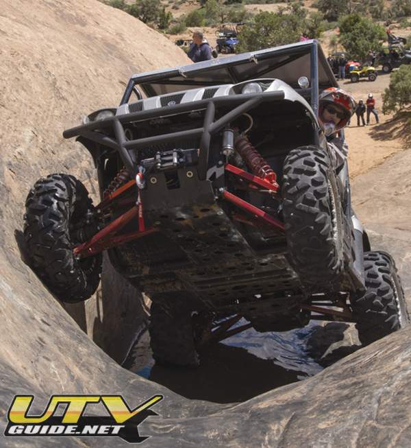 Rancho testing out their new Rhino suspension on Hell's Revenge - UTV Rally 2008