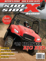November 2008 issue of Side x Side Action Magazine