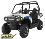 2010 RANGER RZR LE-Pearl White with Sonic Blue Graphics