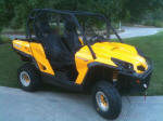 2011 Can-Am Commander 1000 XT with Paddle Tires