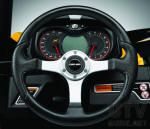 Can-Am Maverick Analog / digital gauge and Custom steering wheel 