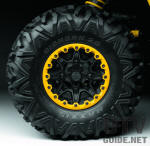 12-inch aluminum beadlock wheels