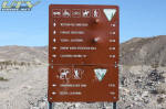 Sperry Wash - Route Sign near Sperry