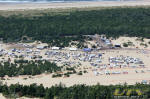 Aerial view of DuneFest 2011 - Winchester Bay