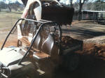 John Deere Gator XUV 825i  hauling dirt
