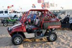 Polaris Ranger with nice roll cage and tilt wheel