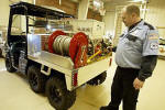 Polaris Ranger 6x6 - Holmen Fire Department - (Photo credit - Randy Erickson, Holmen Courier)