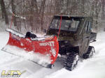 Polaris RANGER HD with BOSS Plow and Tracks