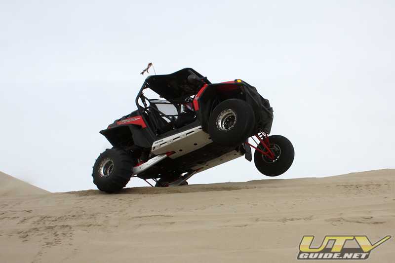In the dunes with the Polaris RZR XP