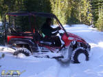 2008 Kawasaki Teryx in the snow