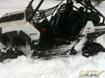 2010 Polaris RZR S in the snow