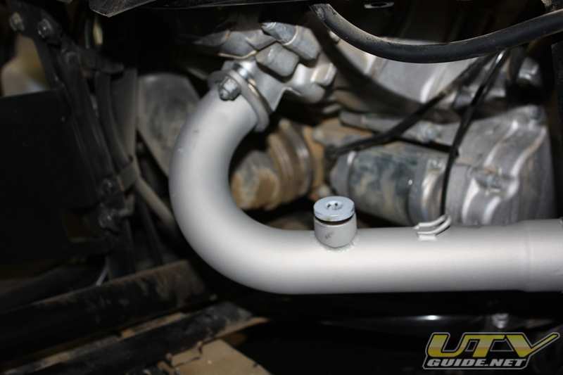 Teryx with Muzzys Exhaust - Air/Fuel bung