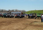 Starting lineup at the UTV Races in Marysville
