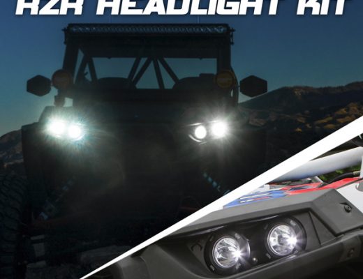 LED Polaris RZR Twin headlight System