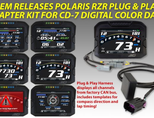 Polaris RZR AEM Plug & Play CD-7 Digital Dash Kit