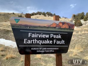 Fairview Peak Earthquake Fault