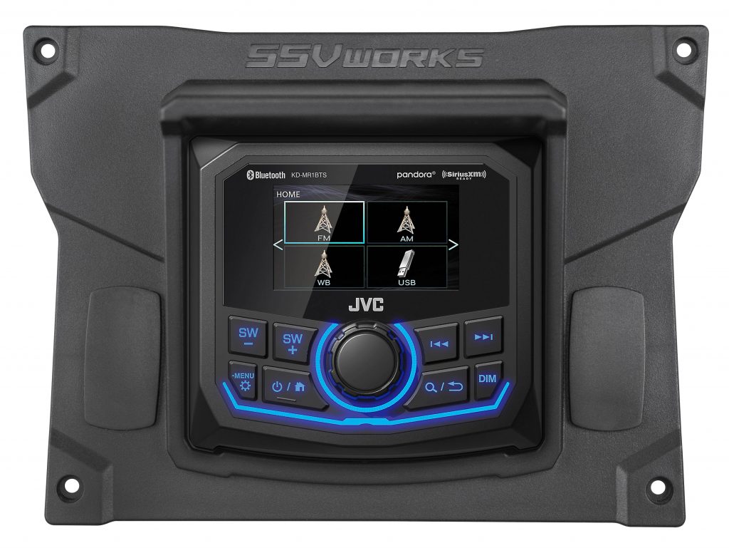 SSV Works’ KX-R1 Kit with MR1 Digital Media Receiver for Kawasaki’s Teryx KRX 2020+