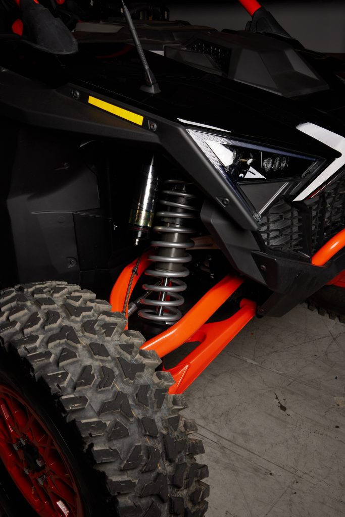 Polaris RZR Pro R with Ride Improvement Systems and Dual Rate Spring Kit (DRS)