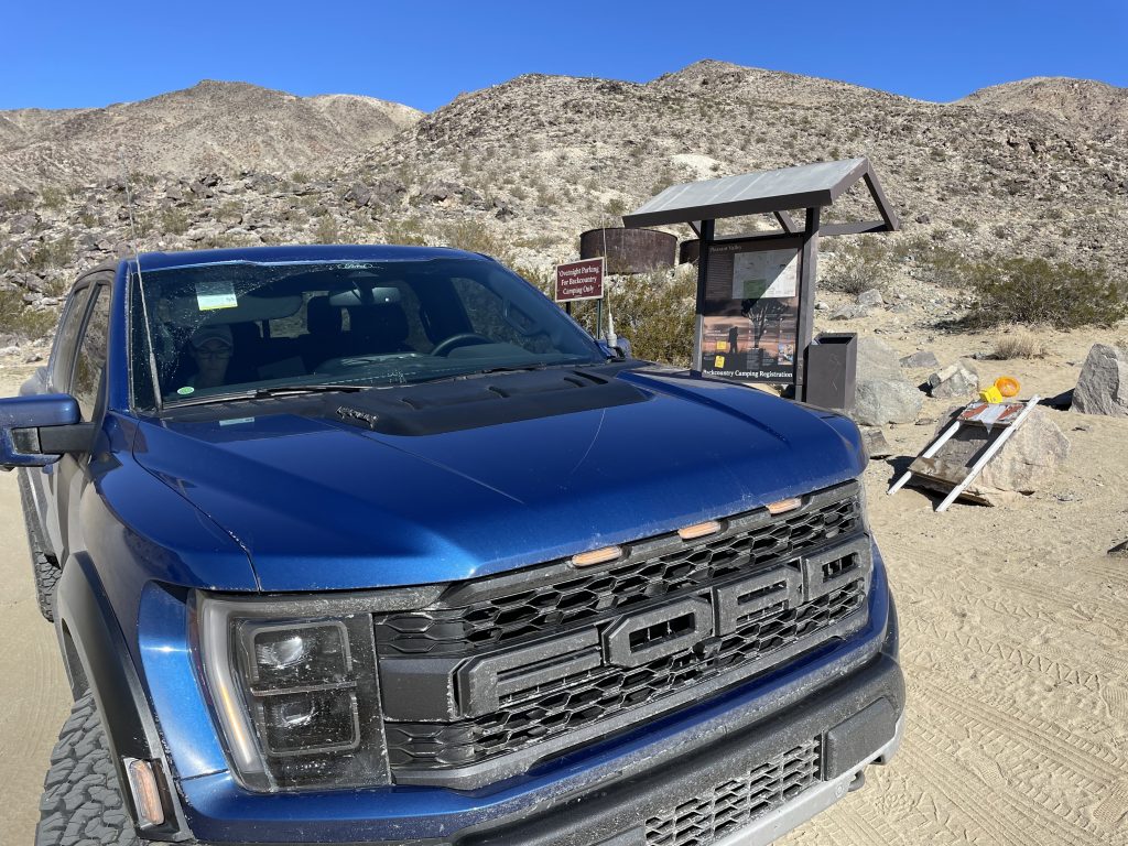 Ford Raptor on Geology Tour Road